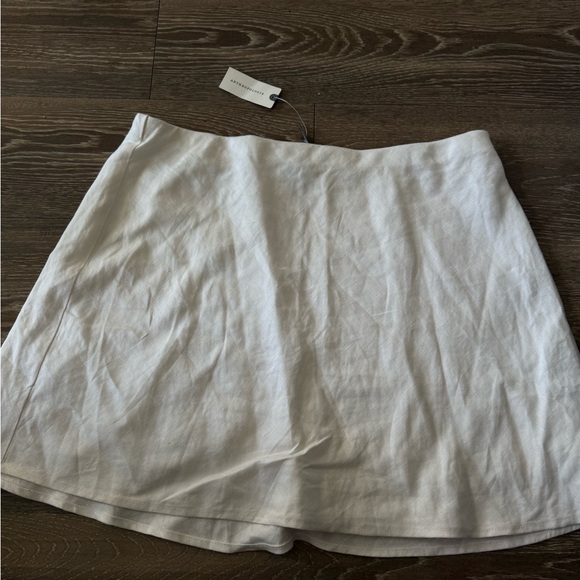 Anthropologie Tilda White Slip Skirt - Sz L - Picture 3 of 5